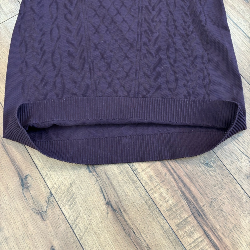 Lululemon Rest Less Hoodie Long Sleeve Top Black Cherry Size 8 - Picture 9 of 11